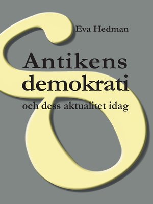 cover image of Antikens demokrati